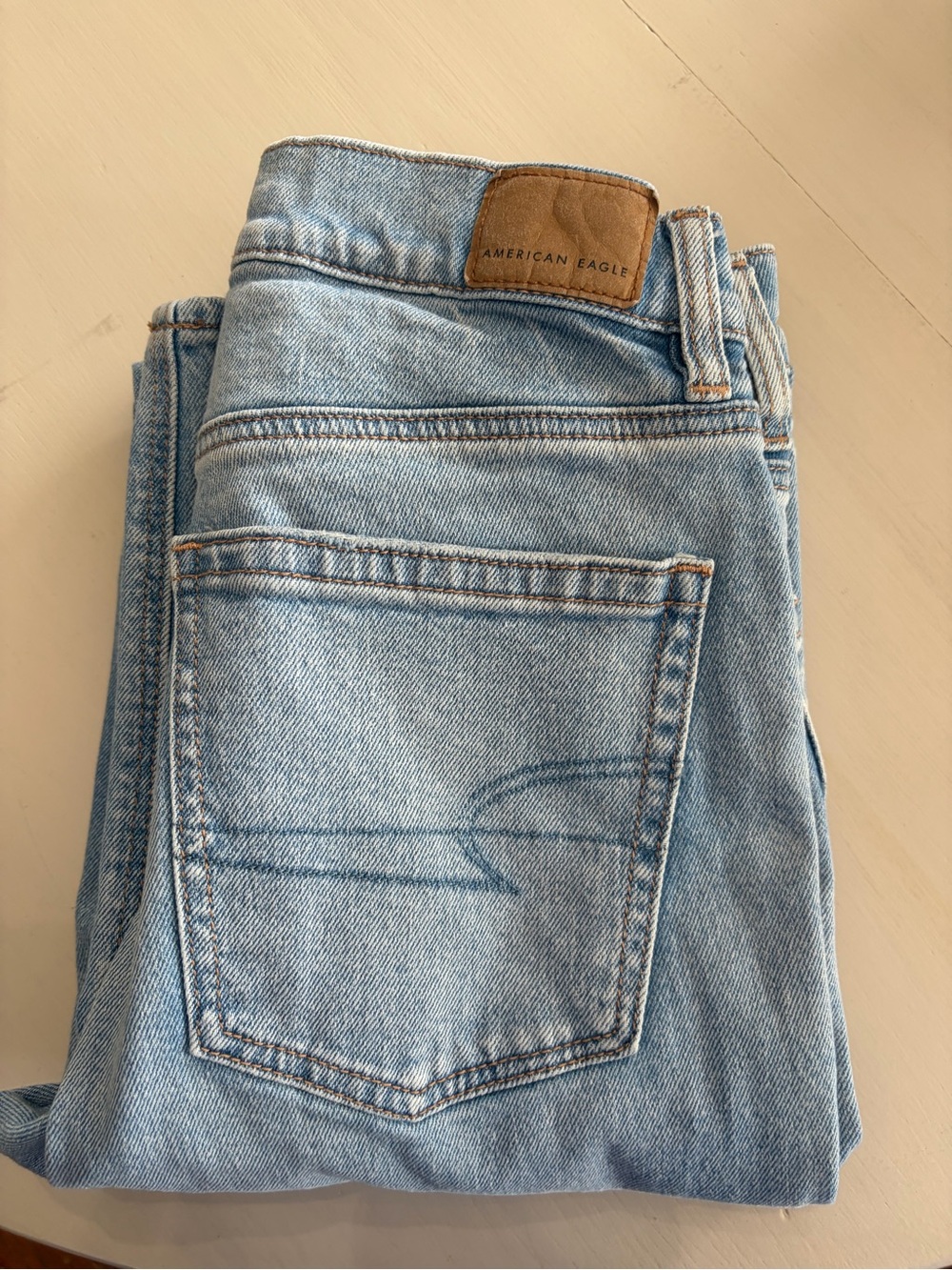 American Eagle Outfitters Light Blue Denim mom Jeans